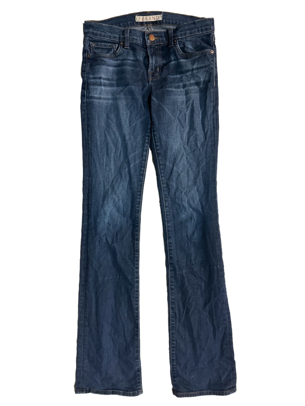 J Brand The Straight Leg Low Rise Jeans Aberdeen Wash 808C043 Size 28